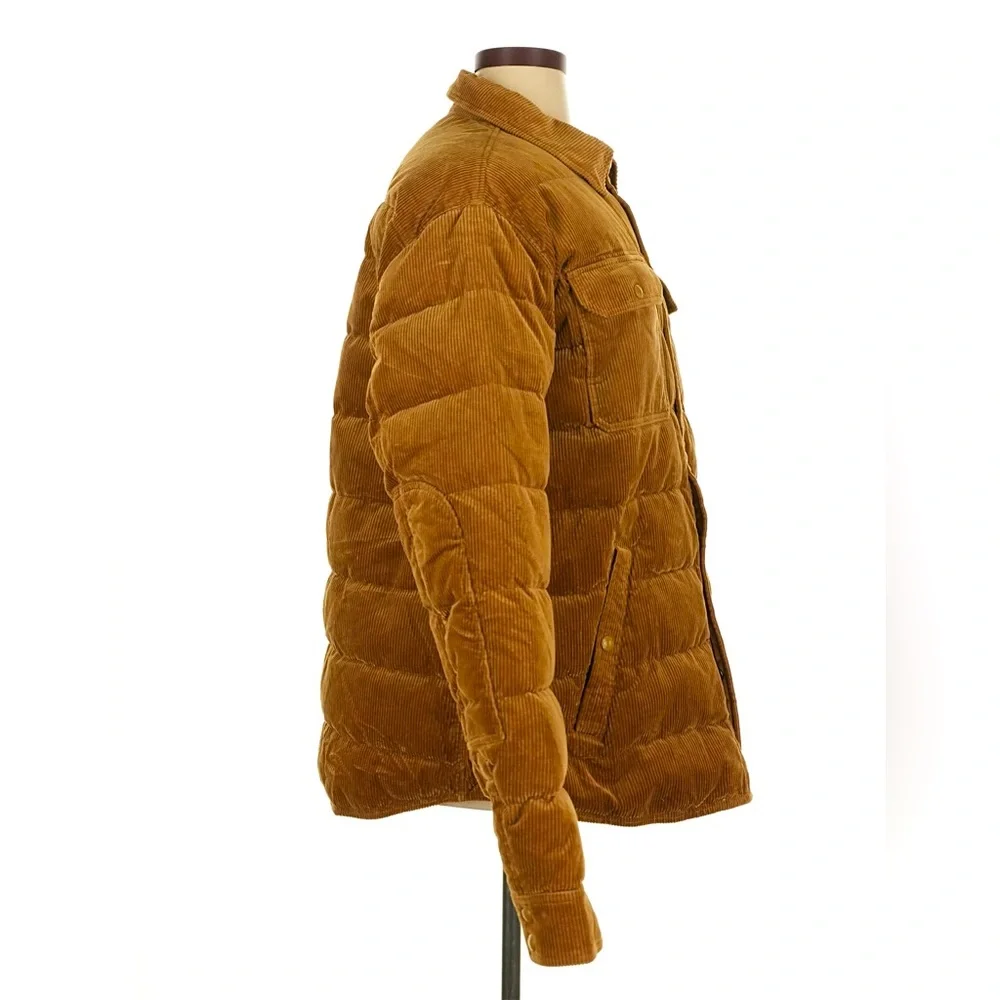 Polo By Ralph Lauren Quilt Corduroy Down Jacket XL Tall Honey